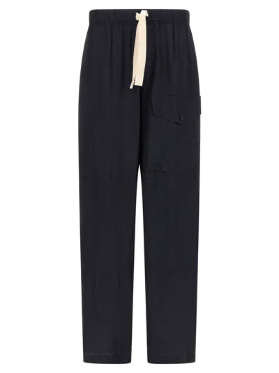 Dries Van Noten Blue Pannoch Pants