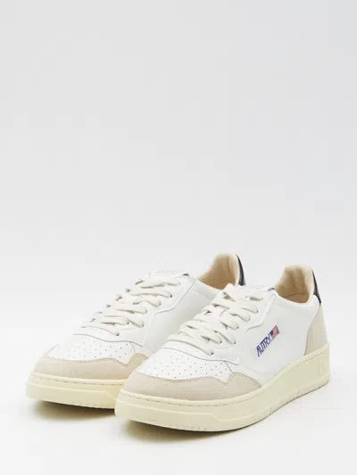 Autry Black Cow Leather Sneakers In Neutral