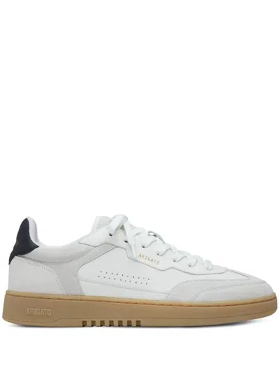 Axel Arigato Dice T-toe White Low Top Sneakers With Logo Patch On The Tongue And Logo Lettering On The Rear In Le
