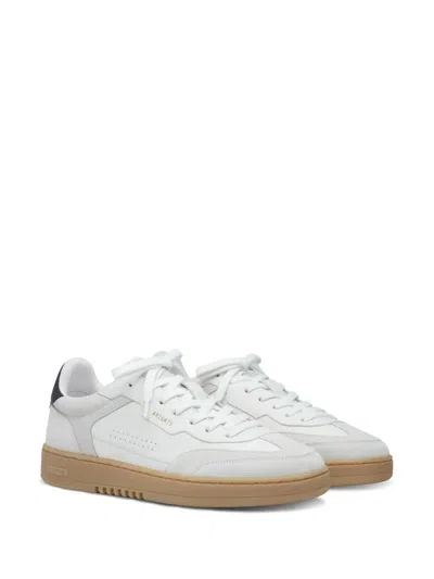 Axel Arigato Dice T-toe White Low Top Sneakers With Logo Patch On The Tongue And Logo Lettering On The Rear In Le