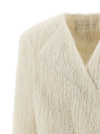Dries Van Noten Women 00070-rivla Short 2031 W.w.coat In White