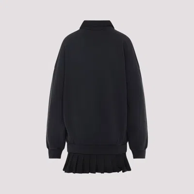 Balenciaga Hybrid Mini Dress In Black