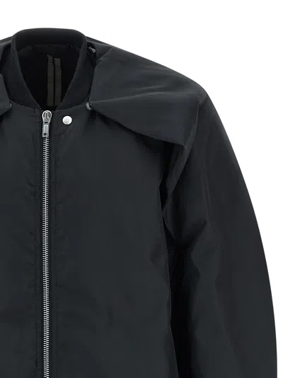 Drkshdw Convertible Jumbo Jacket In Black