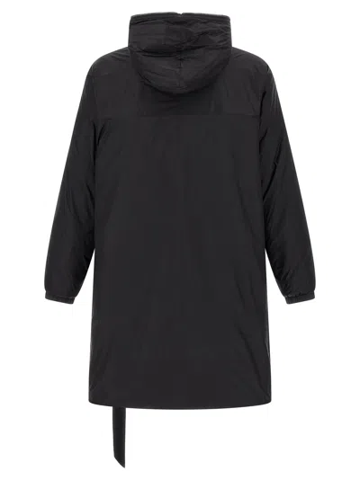 Drkshdw 'sealed Windbreaker' Parka In Black