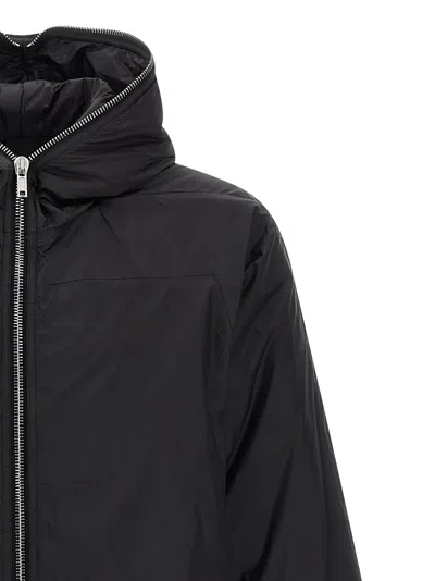 Drkshdw 'sealed Windbreaker' Parka In Black