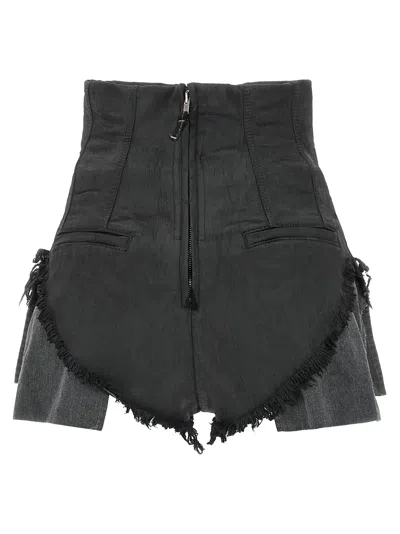 Drkshdw Concordians Shorts In Black
