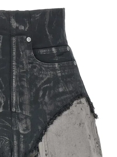 Drkshdw Dirt Cutoffs Shorts In Brown