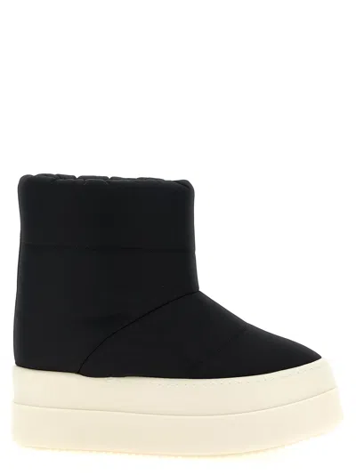 Drkshdw Mega Bumper Low Lunar Ankle Boots In Black