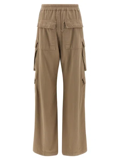 Drkshdw Double Cargo Jumbo Belas Pants In White