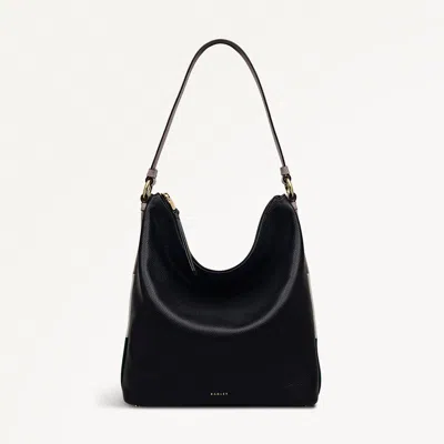 Radley London Radley Waterloo Way Medium Ziptop Shoulder Bag In Black