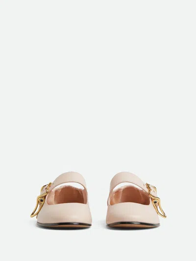 Bottega Veneta Astaire Mary-jane Ballerina In Pink