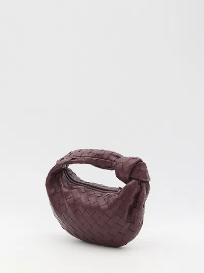 Bottega Veneta Women Mini Jodie Leather Handbag With Intrecciato Motif