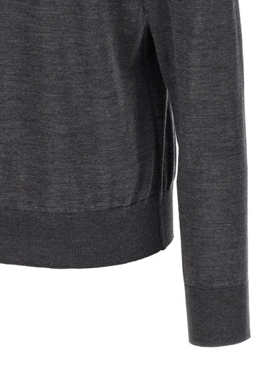 Dsquared2 D2 Turtleneck Sweater In Gray