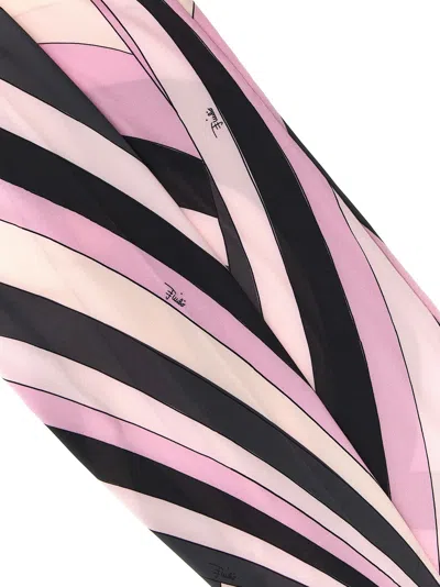 Pucci Emilio  Women Patterned Printed Tights In Purple