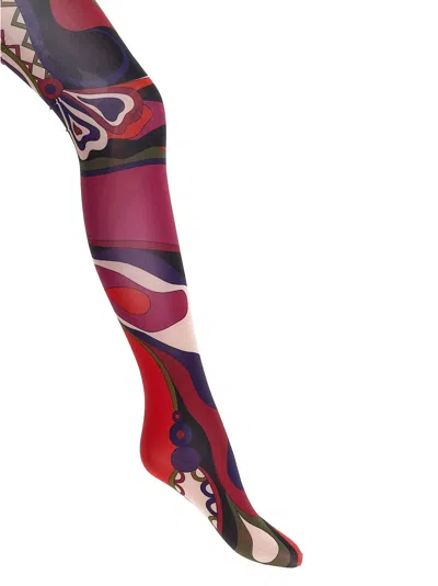 Pucci Emilio  Women Patterned Printed Tights In Multi