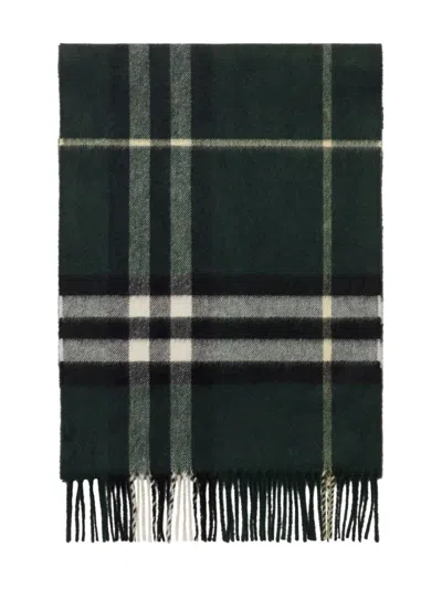 Burberry Giant Check Cashmere Scarf Accessories In Black