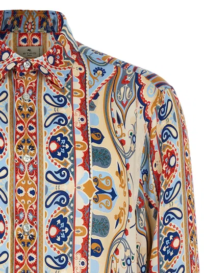 Etro Paisley Print Long Sleeves Shirt In Multi