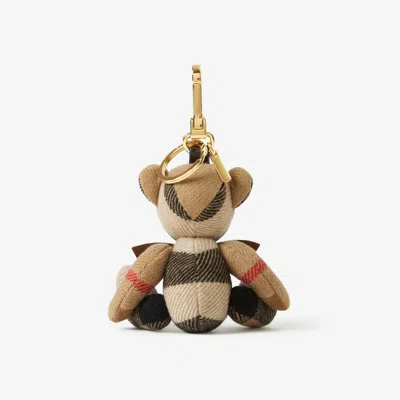 Burberry Thomas Bear Key Ring With Check Pattern