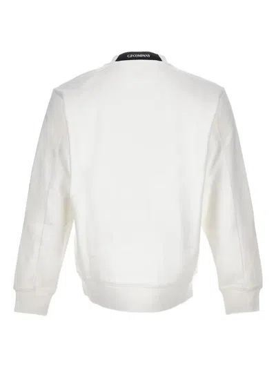 C.p. Company C.p.company Crew Neck Sweatshirt With Pocket Detail In Neutral