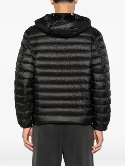 C.p. Company C.p.company D.d. Shell Goggle Down Jacket In Black