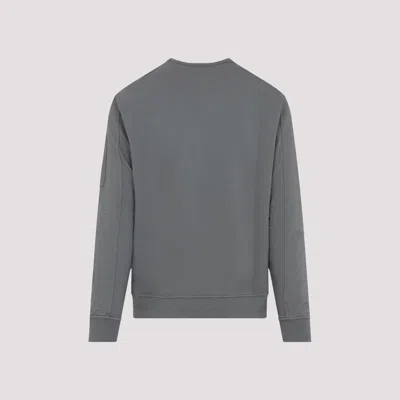 C.p. Company Grey Sweatshirt With Distinctive Arm Pocket In Gray