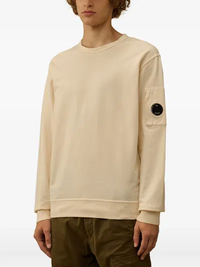 C.p. Company C.p.company Light Fleece Sweatshirt In Gold