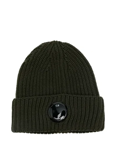 C.p. Company C.p.company Knit Wool Cap In Green