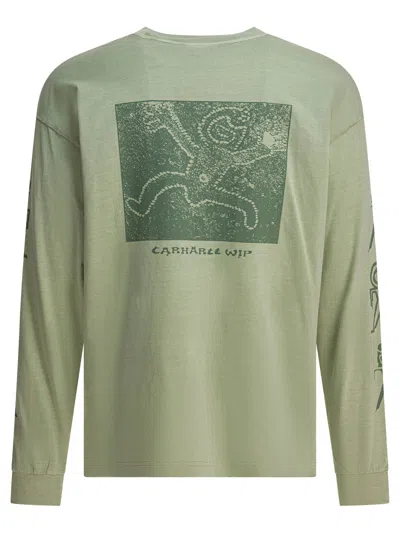 Carhartt Terrestrial Long-sleeved T-shirt In Green