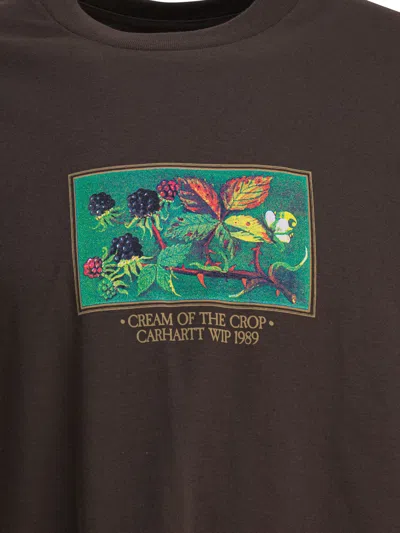 Carhartt Wip "s/s Cream Of The Crop" T-shirt In Brown