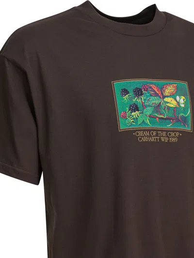 Carhartt Wip "s/s Cream Of The Crop" T-shirt In Brown