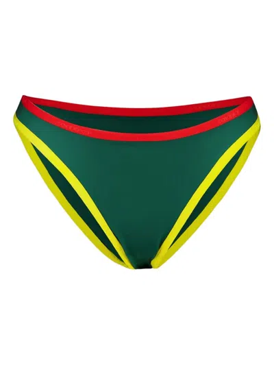 Casablanca Bikini Bottom Elastic Waistband In Green