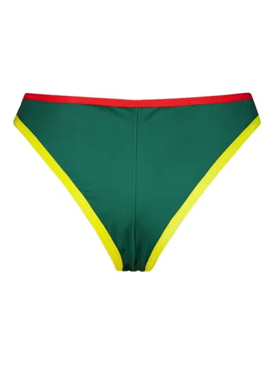 Casablanca Bikini Bottom Elastic Waistband In Green