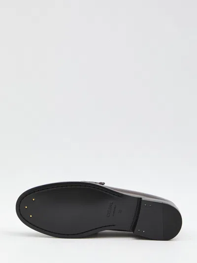 Celine Triomphe Luco Loafer In Brown