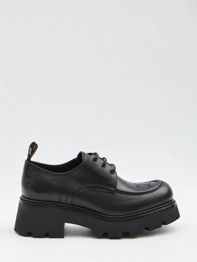 Celine Triomphe Rangers Derby Shoes In Black