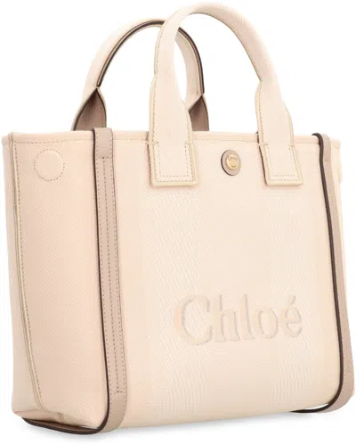 Chloé Carry Small Canvas Tote Bag
