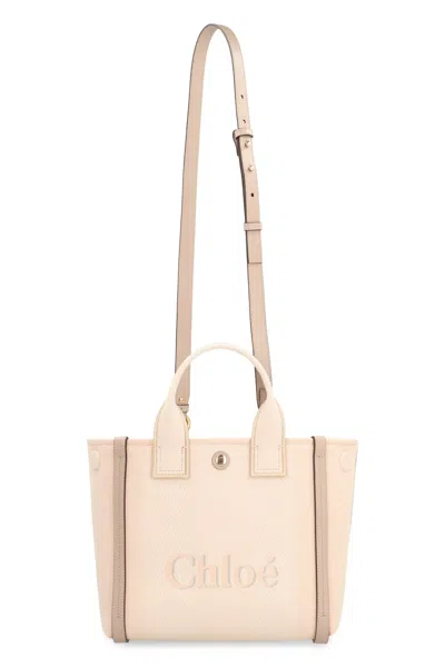 Chloé Carry Small Canvas Tote Bag