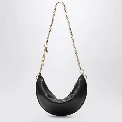 Chloé Icons Crescent-shaped Chain Shoulder Bag In Black