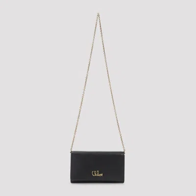 Chloé Iconica Mini Borsa A Tracolla In Black