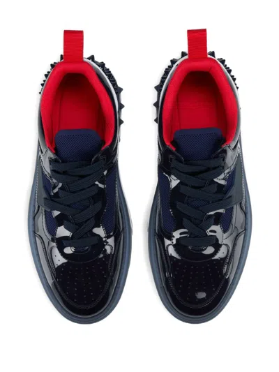 Christian Louboutin Men Astrocool Borchie Dietro Sneaker In Black