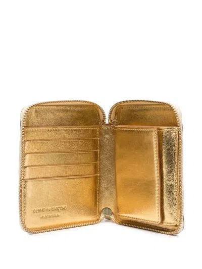 Comme Des Garçons Wallet "gold And Silver" Wallet In Gold