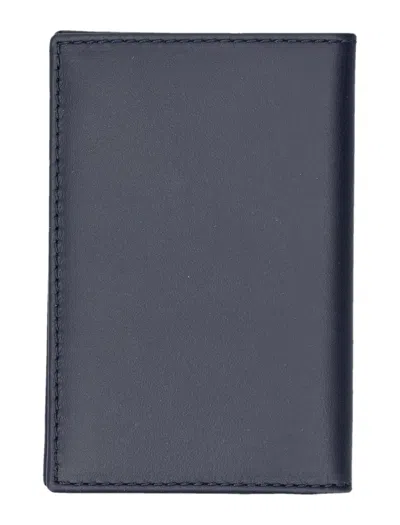 Comme Des Garçons Wallet Classic Bifold Wallet In Blue