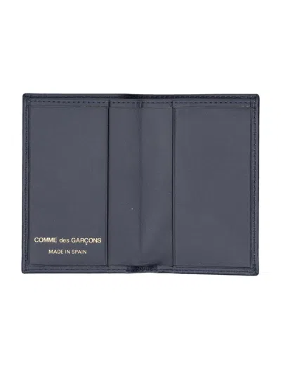 Comme Des Garçons Wallet Classic Bifold Wallet In Blue