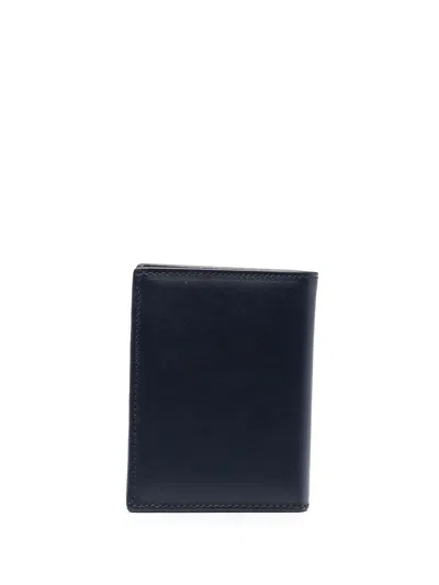 Comme Des Garçons Wallet Classic Leather A Line Wallet In Blue