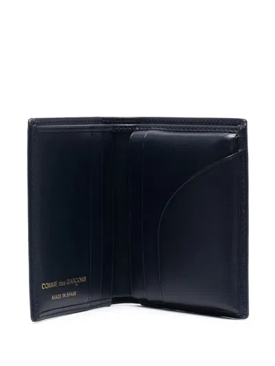 Comme Des Garçons Wallet Classic Leather A Line Wallet In Blue