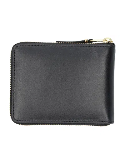 Comme Des Garçons Wallet Small Zip Around Wallet In Black