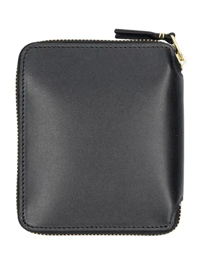 Comme Des Garçons Wallet Vertical Zip Around Wallet In Black