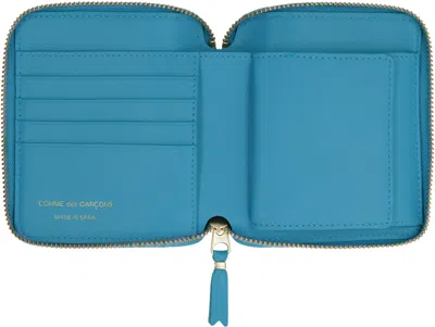 Comme Des Garçons Wallet Vertical Zip Around Wallet In Black