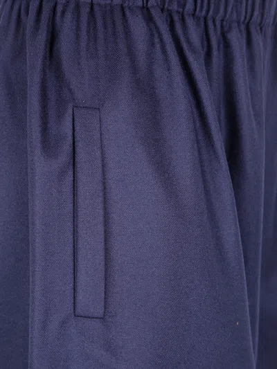 Daniela Gregis Trousers With An Elastic Waistband In Blue