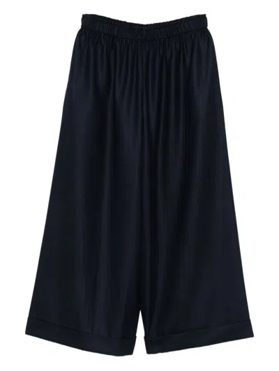 Daniela Gregis Trousers With An Elastic Waistband In Blue