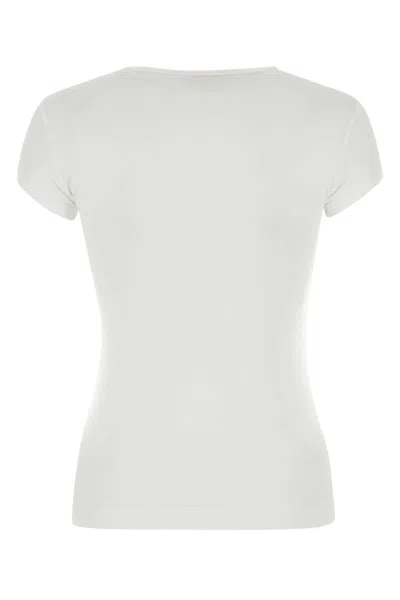 Diesel Cotton Blend Clothing T-shirts In White